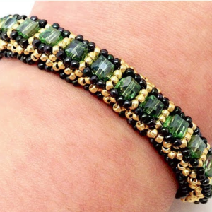 Crystal Cube Tennis Bracelet