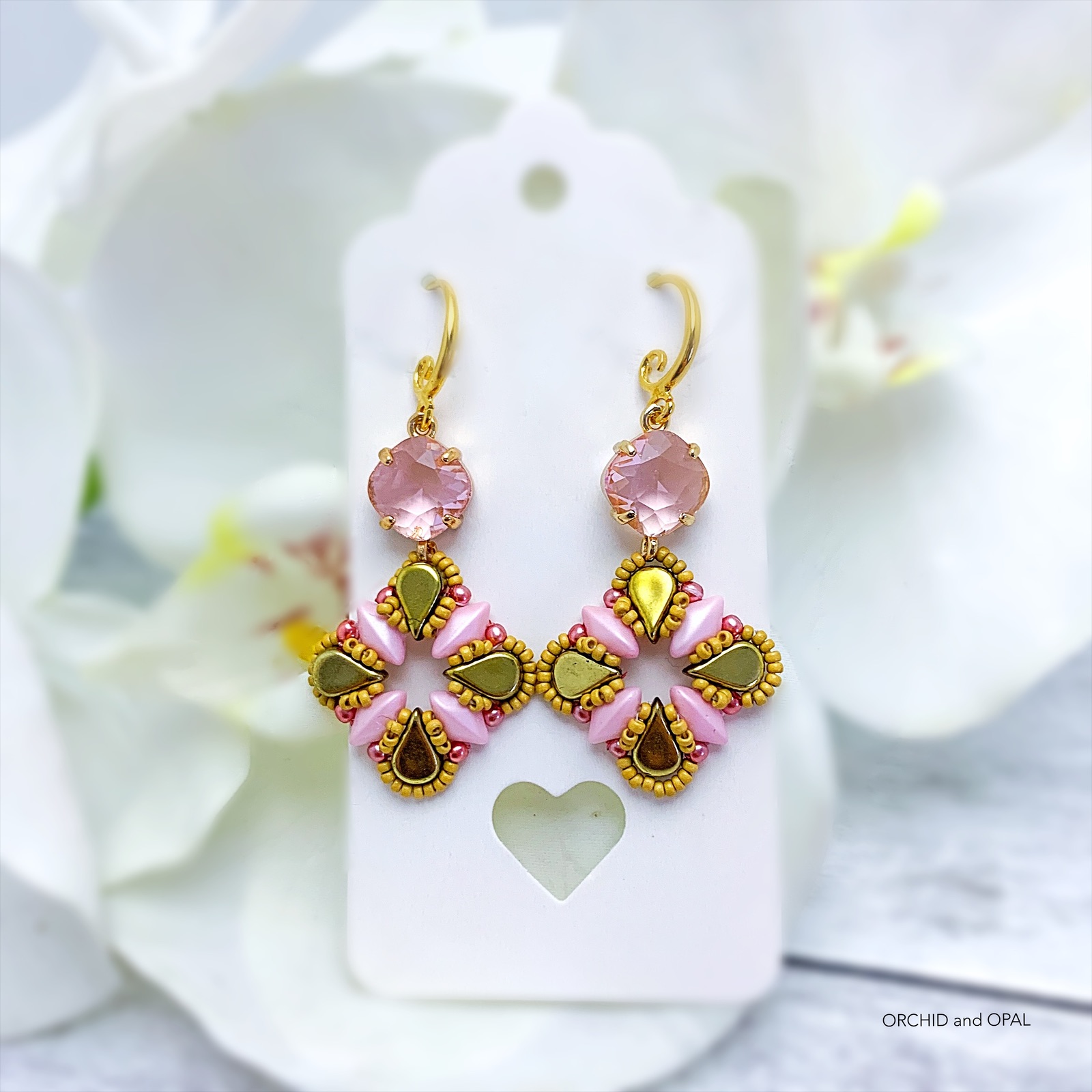 Aegean Breeze Earrings pink