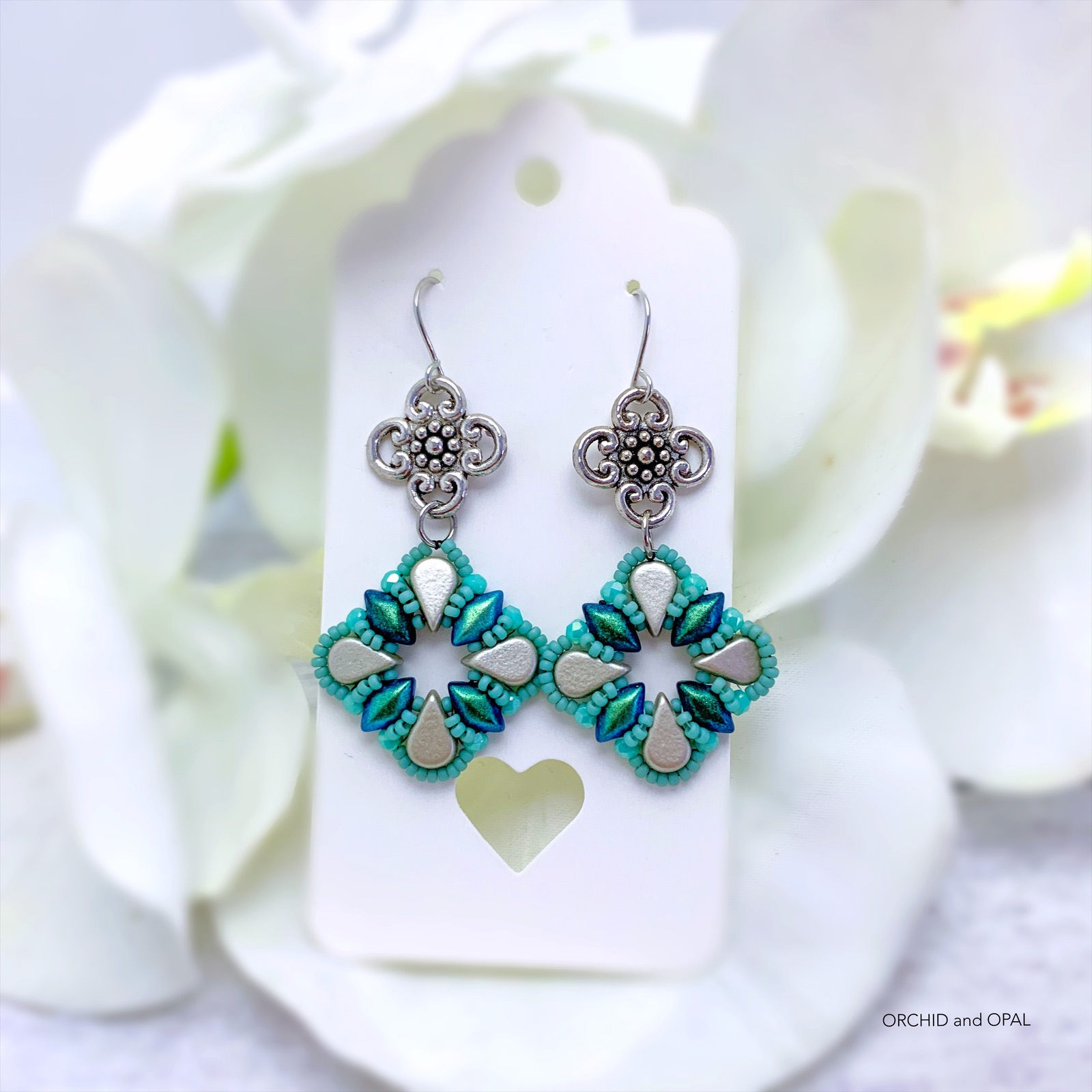 Aegean Breeze Earrings green