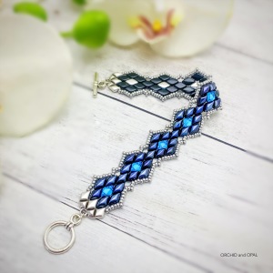 Backlit GemDuo Bracelet hematite