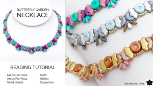 Butterfly Garden Beaded Necklace Tutorial