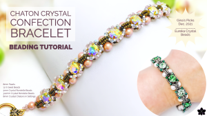 Chaton Crystal Confection Beaded Bracelet Tutorial