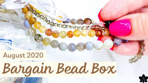 bargain bead box subscription aug 2020