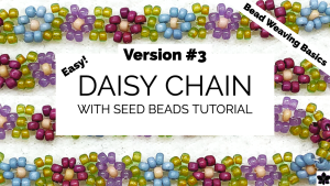 How to Make a Daisy Chain with Seed Beads - Version 3