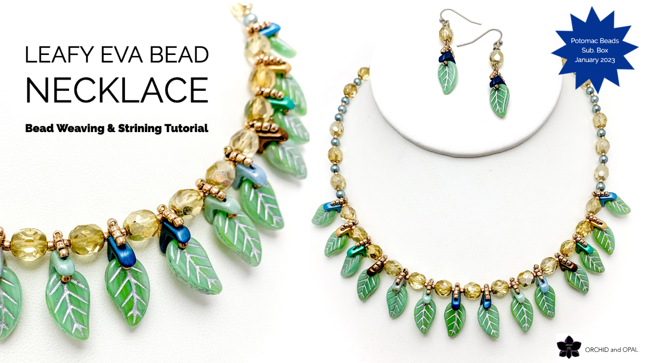 How to: Leafy EVA Bead Necklace Tutorial