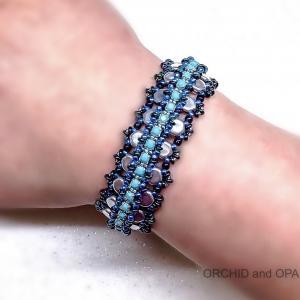 glacier lagoon bracelet blue silver