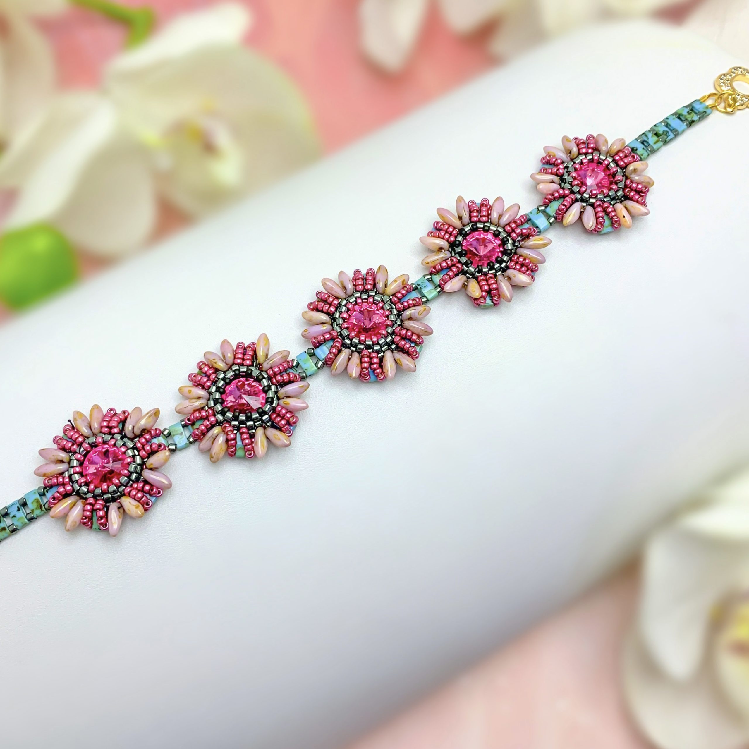 Cherry Blossom Festival Bead Box - Orchid and Opal X BeadingSchool