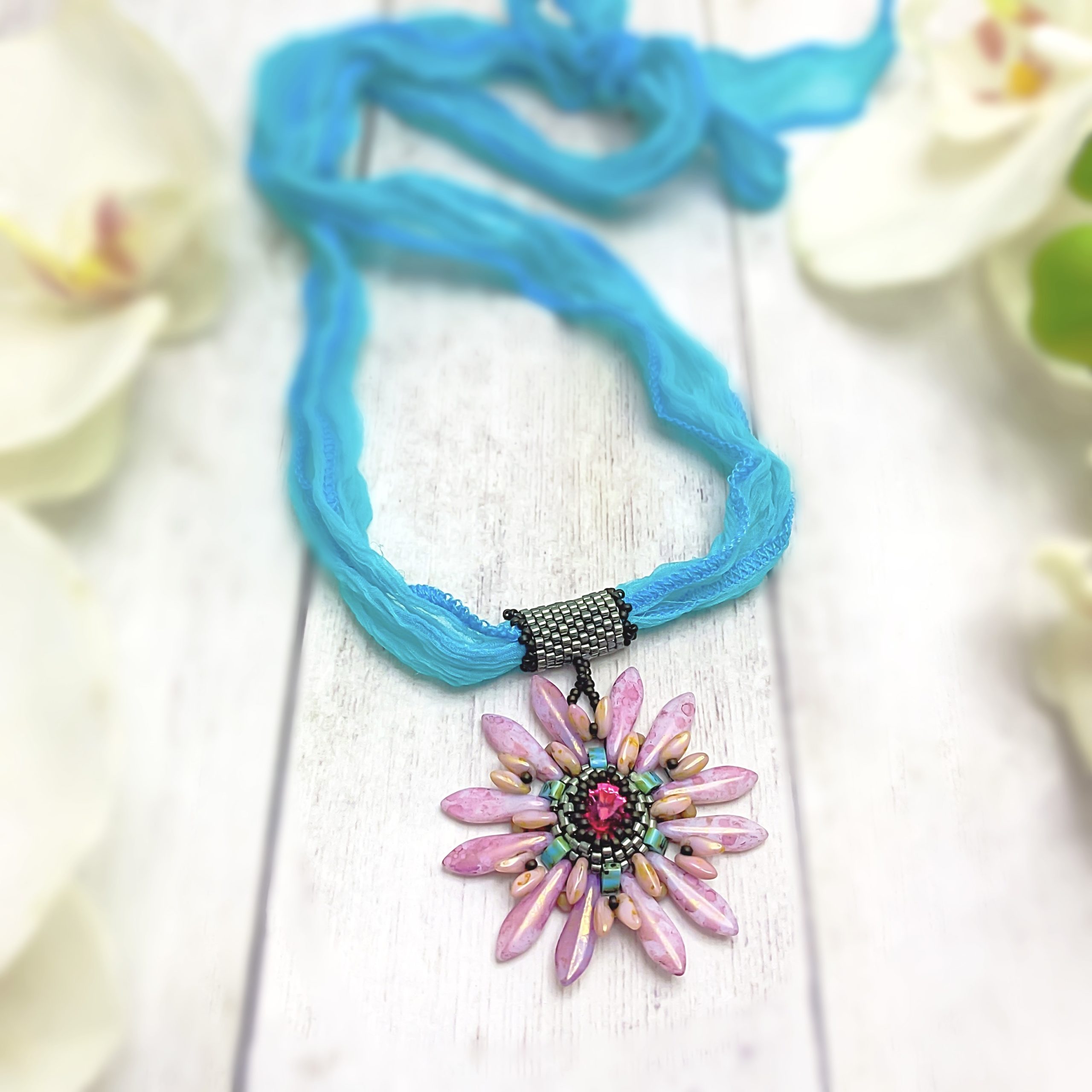 Cherry Blossom Festival Bead Box - Orchid and Opal X BeadingSchool