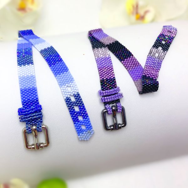 Peyote Stitch Beaded Buckle Bracelet Tutorial