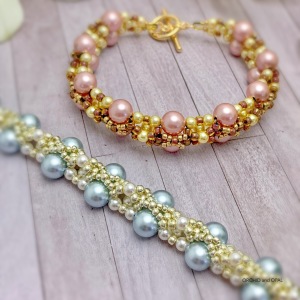 Tahitian Beaded Pearl and Seed Bead Bracelet Tutorial
