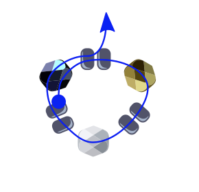 russian spiral beaded rope step 1