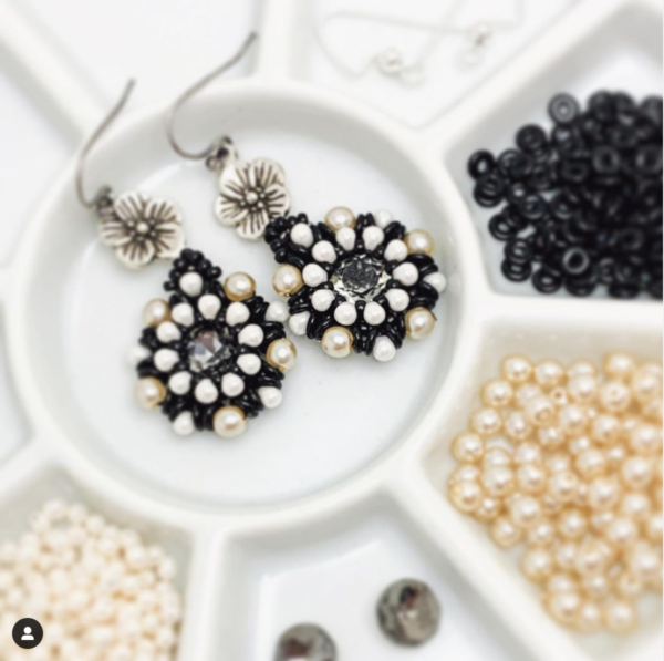 Crystal Conservatory Beaded Earrings