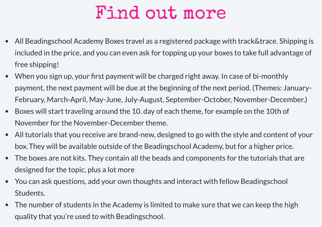 BeadingSchool Academy 