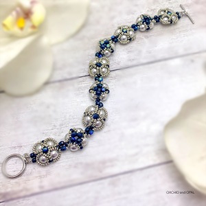 South Seas Beaded Pearl Bracelet - Black/Silver