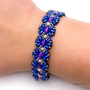 Terrace Lace Bracelet - Blue/Purple