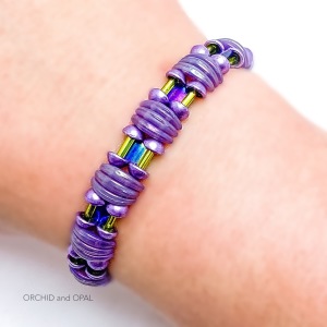 backlit bracelet purple