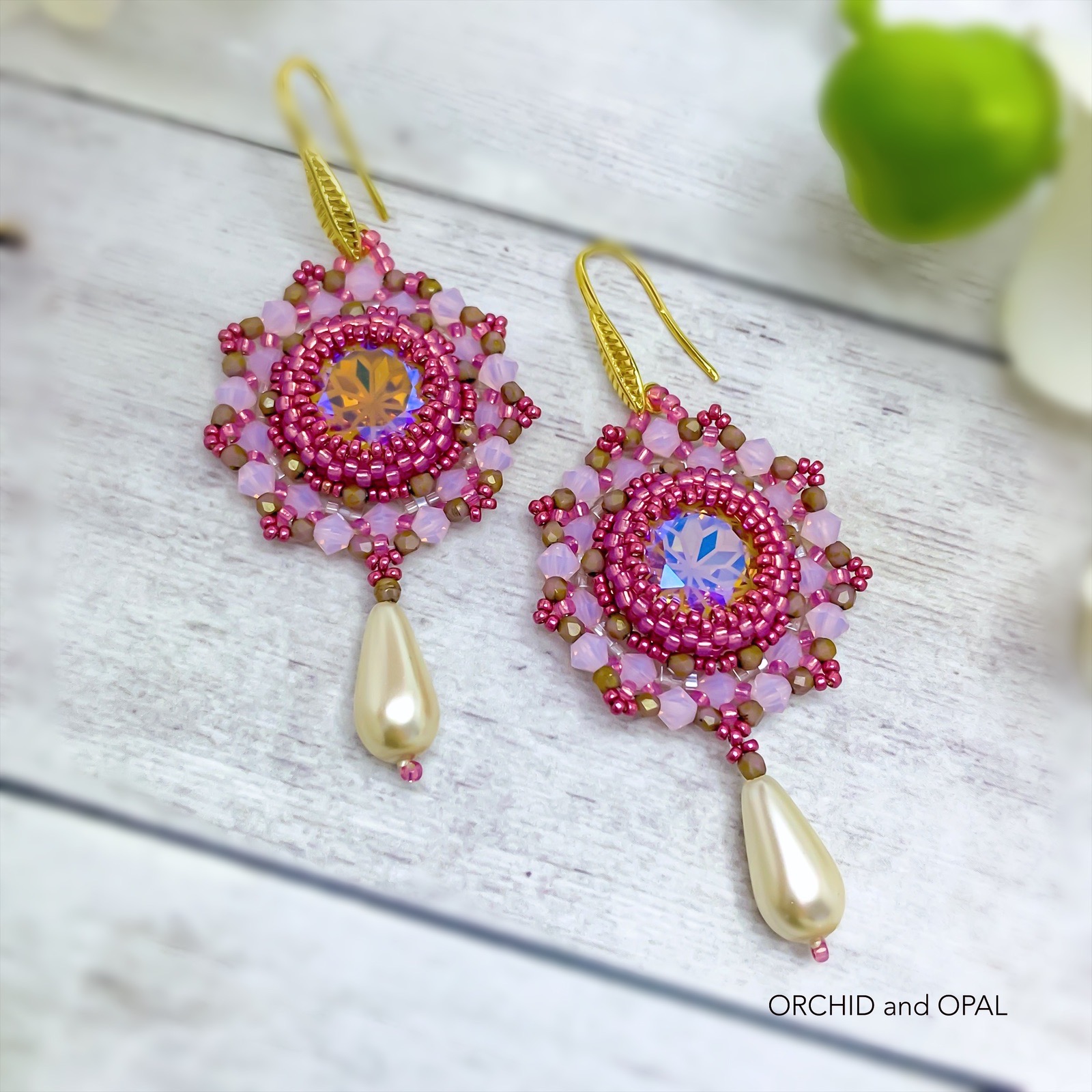 Cherry Blossom Festival Beaded Earrings Tutorial