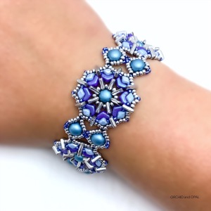 Soleil Beaded Bracelet - Blue
