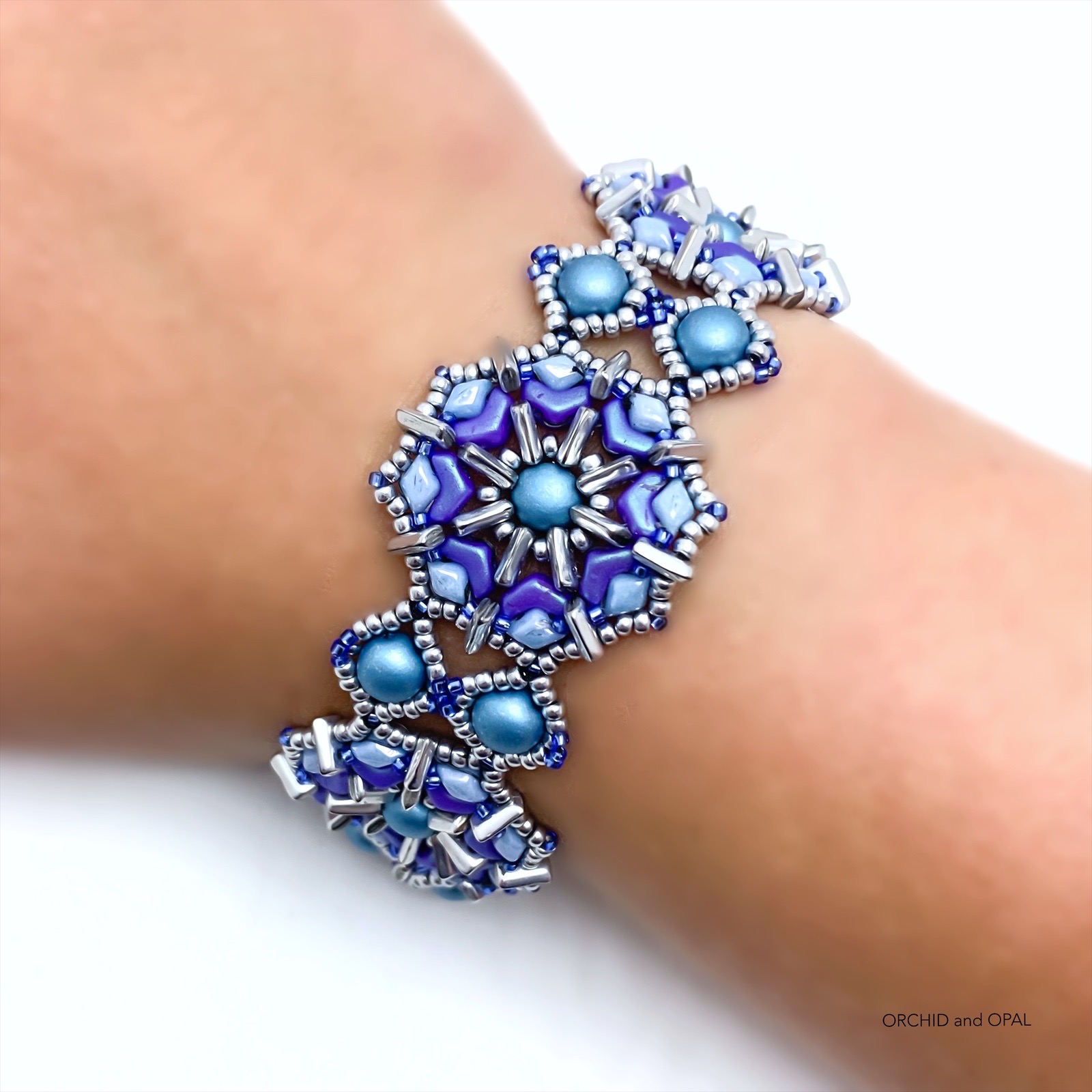 Soleil Beaded Bracelet - Blue