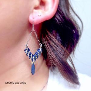 painted lady earrings CRAW tutorial
